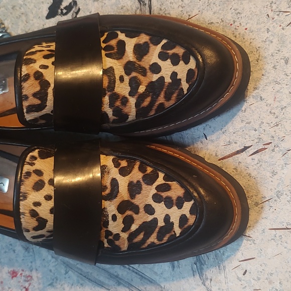 Halogen ladies Leopard canvas shoes size 8.5 - Picture 3 of 5